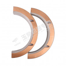 Вкладыши коленвала упорные (полукольца) Yuchai YC6G260N-40, YC6G260N-50 (комплект 2 шт.)
